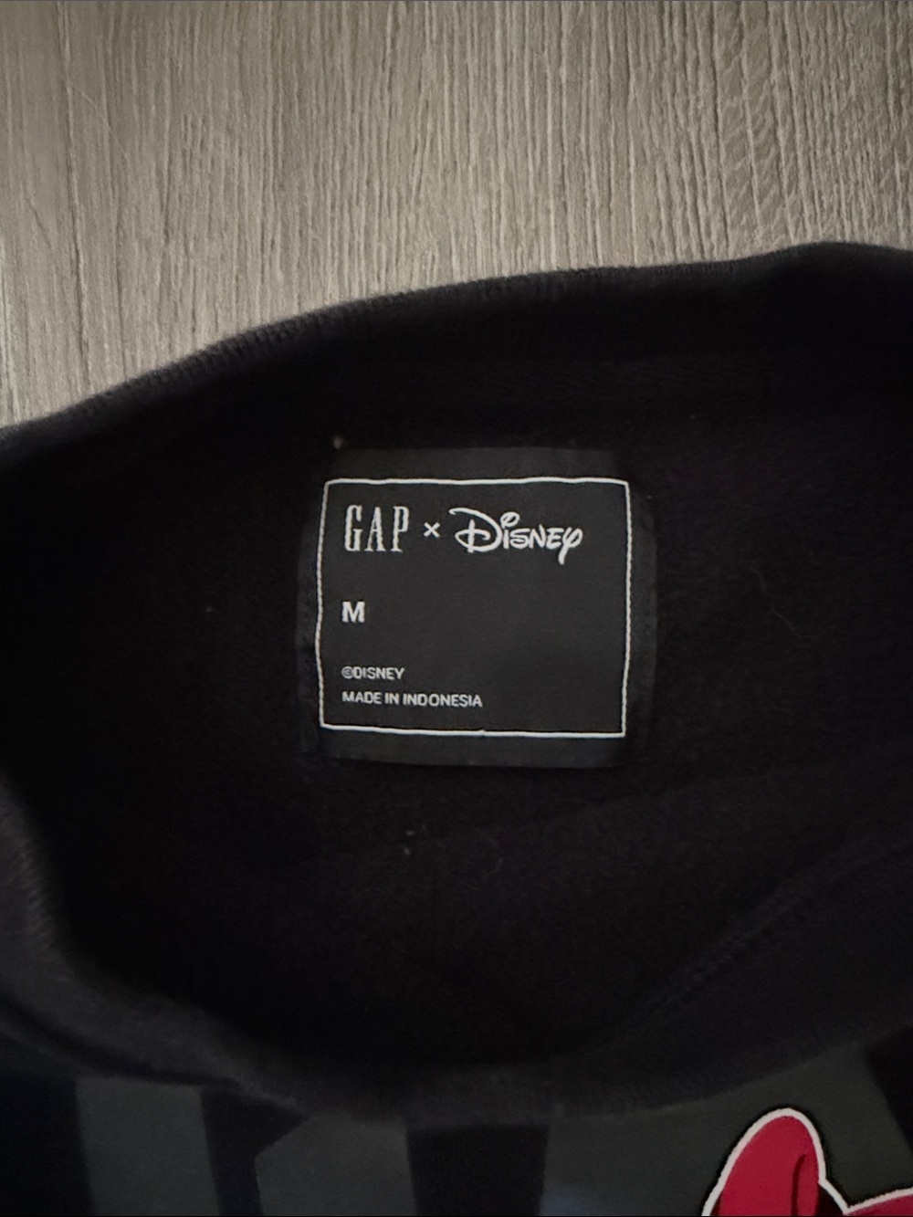 GAP Black Sweatshirt with Minnie Mouse Graphic - Picture 2 of 4